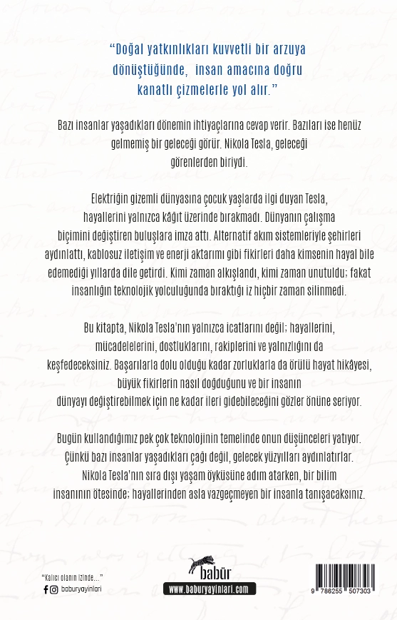 Nikola Tesla, İclal Akşamoğlu